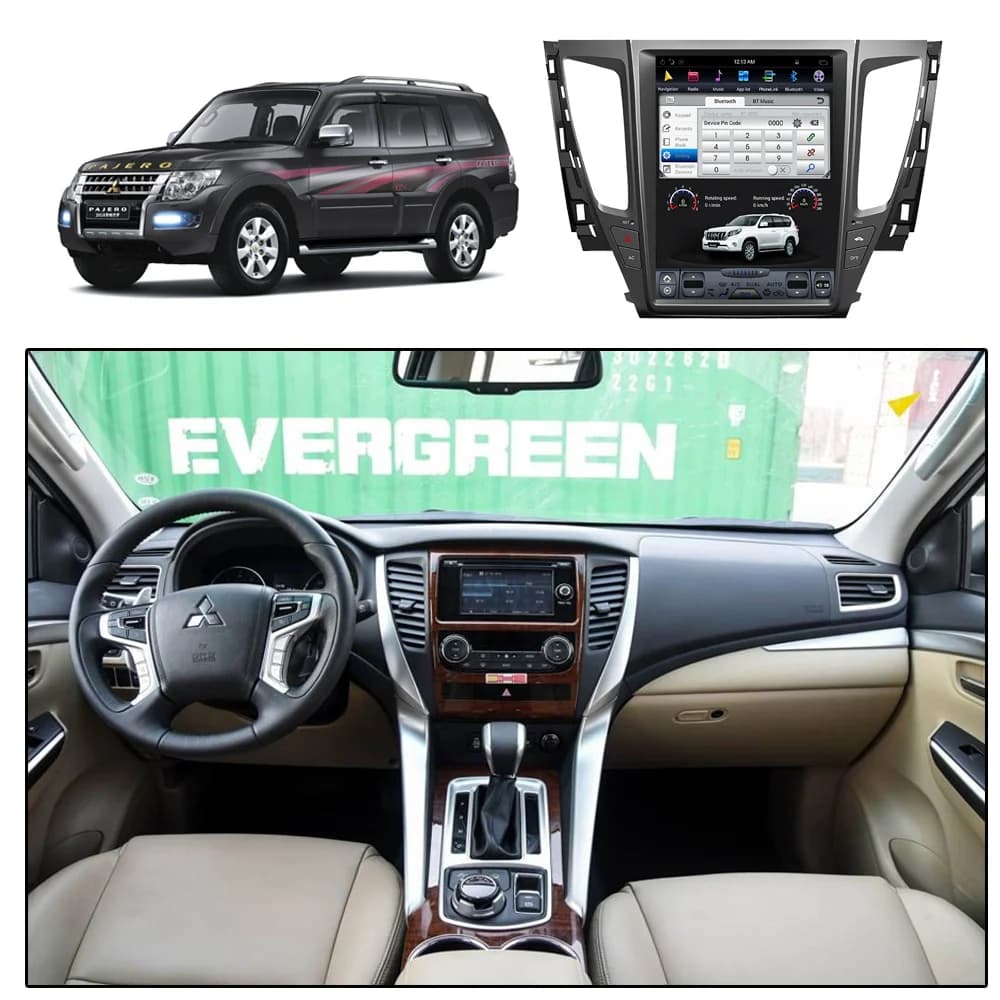 Per Mitsubishi Pajero Sport 2016 - 2018 Android Autoradio Wireless Carplay Ricevitore Stereo Autoradio Lettore Multimediale GPS Navi