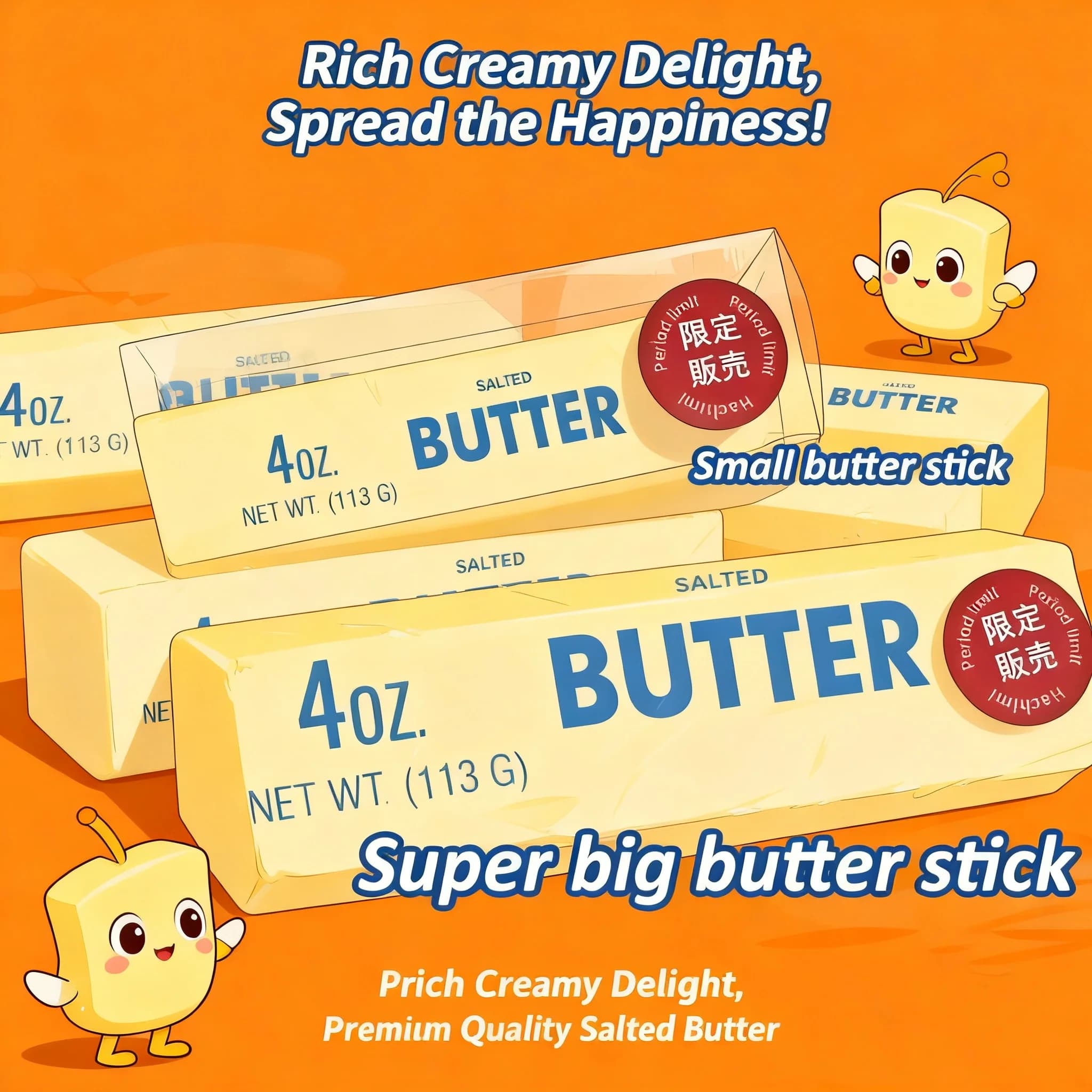 Super Big Squishy Slow Rising Butter Stick Fidget Toy Giant Butters Sticks Moist Squeeze Toy for Adults Kids Autism Girls Gift