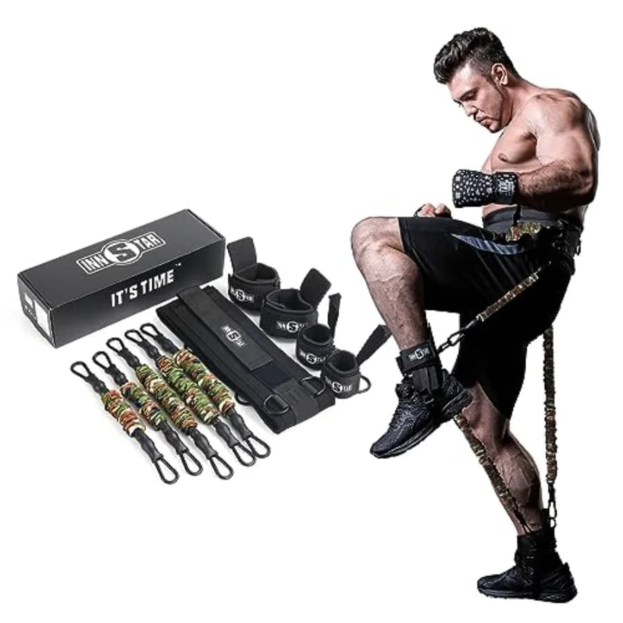 Allenatore per Salto Verticale per Pallavolo e Basket, Macchina per Salto Vertimax con Bande di Resistenza, Facile da Trasportare, Regolabile