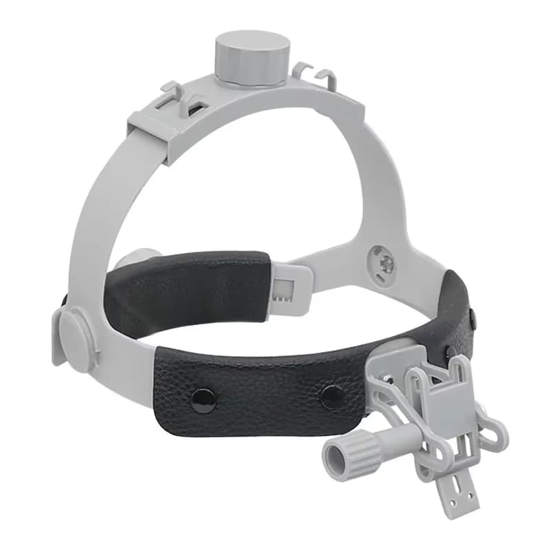 Head Band White/Black Head Wearing Light Weight Size Angle Adjustable Helmet for Medical Oral ENT Magnifier Dental Headlight