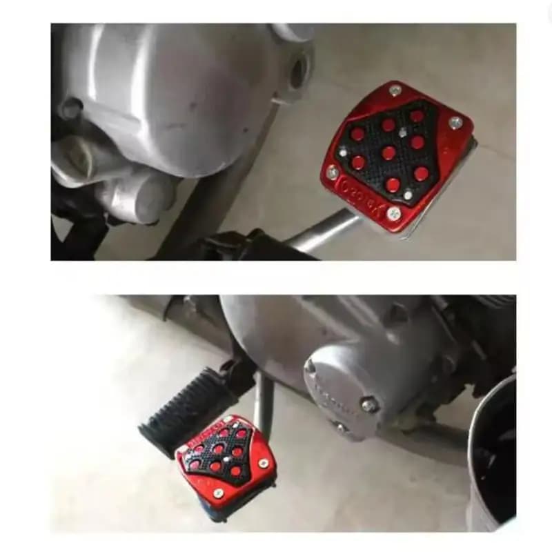 Copri pedale freno antiscivolo universale Poggiapiedi moto antiscivolo Pedale freno per accessori moto