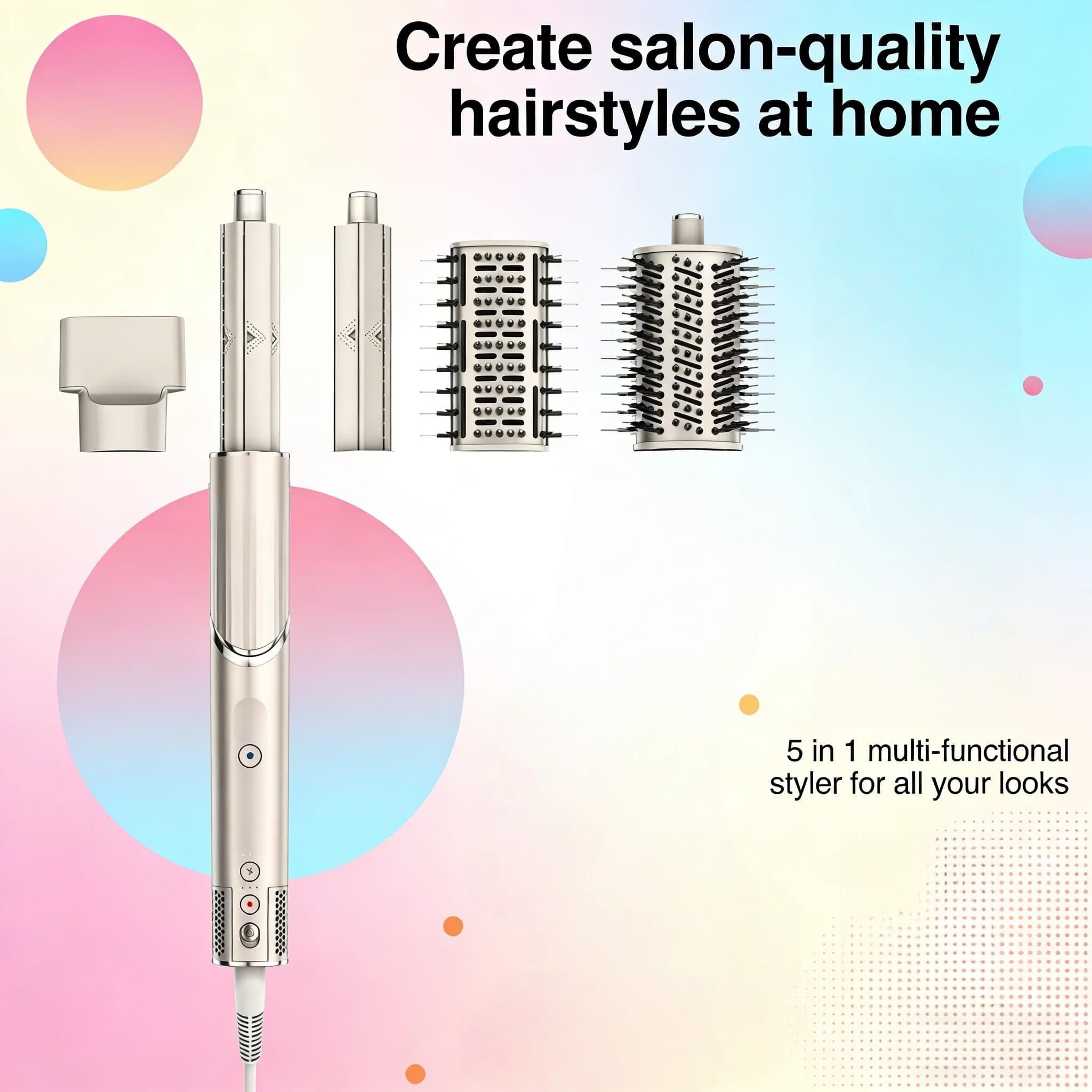 Shark Flexstyle HD430 Hair dryer at Ion Negative 5-in-1 Multifunction Automatic Hair Dryer High Speed