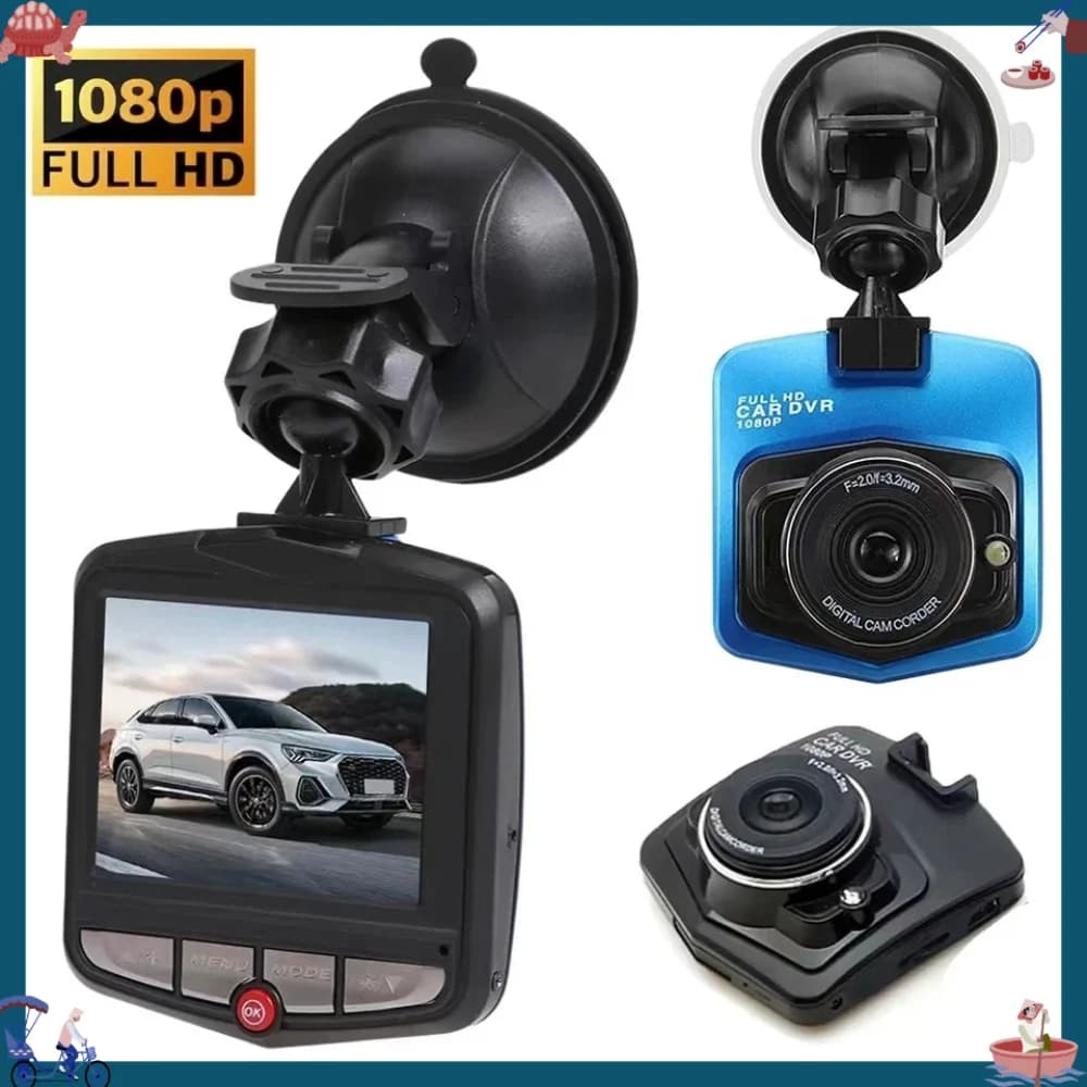 Dash Cam 1080P per Auto, Mini Telecamera DVR, Registratore Video Frontale per Veicoli, Visione Notturna, Accessori Auto