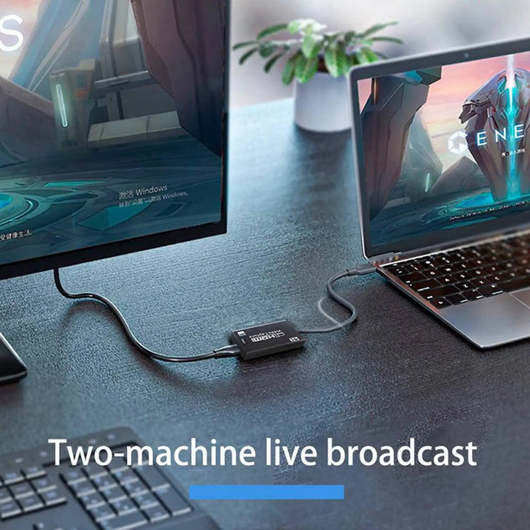 Scheda di acquisizione video N11R 2X a USB 3.0 Scheda di acquisizione Full HD 1080P 4K Streaming e registrazione dal vivo