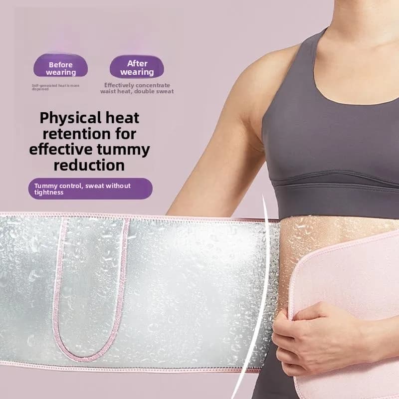 Cintura Fitness da Donna con Ioni d'Argento Nano, Stile Tasca, per Sport e Corsa, Modellante per Addome, Traspirante e Confortevole, Cintura da Palestra
