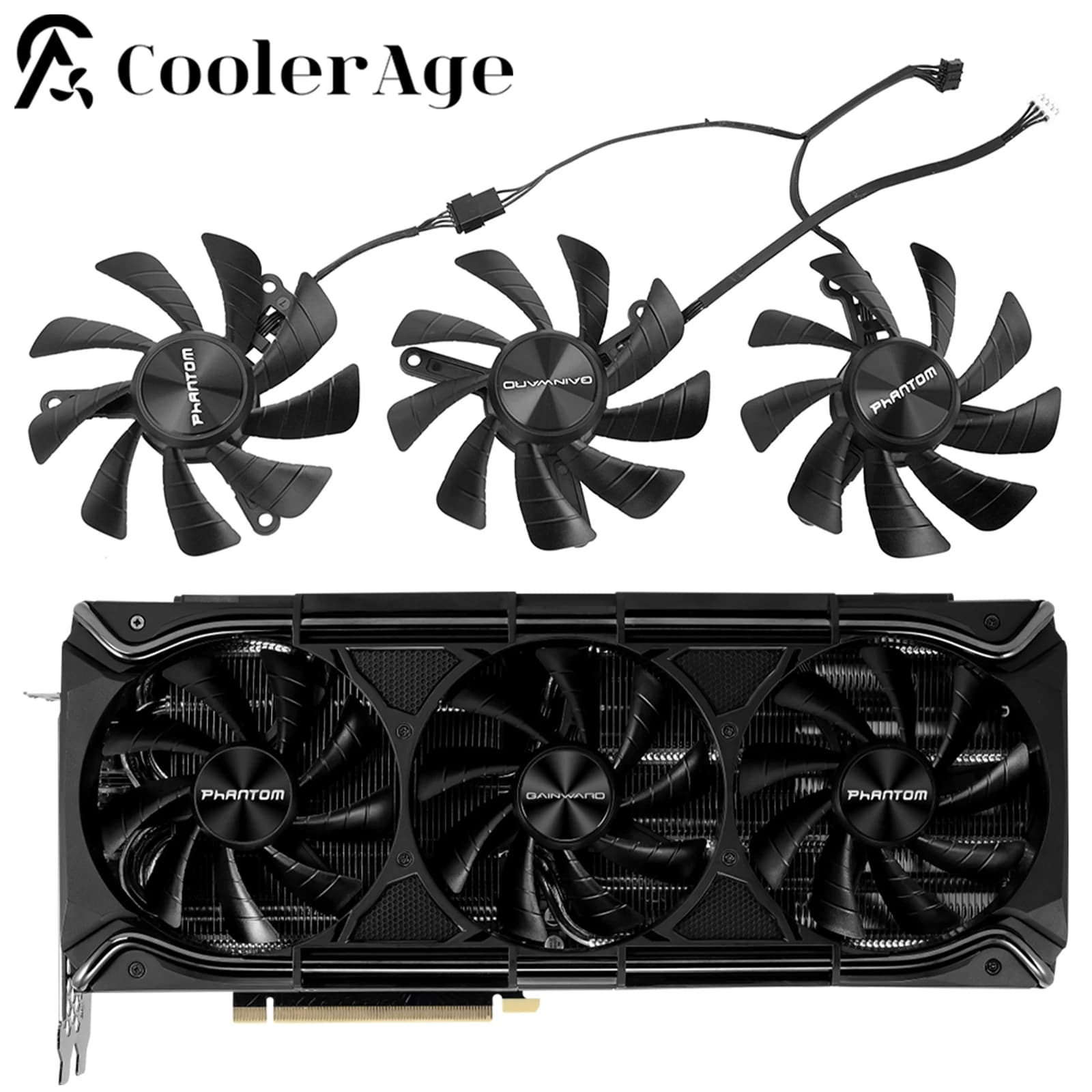 Ventola della scheda video per Gainward GeForce RTX 3070 3080 3090 3080Ti 90MM TH9215B2H-PFC04 RTX3080 RTX3070 RTX3090 Ventola di raffreddamento GPU