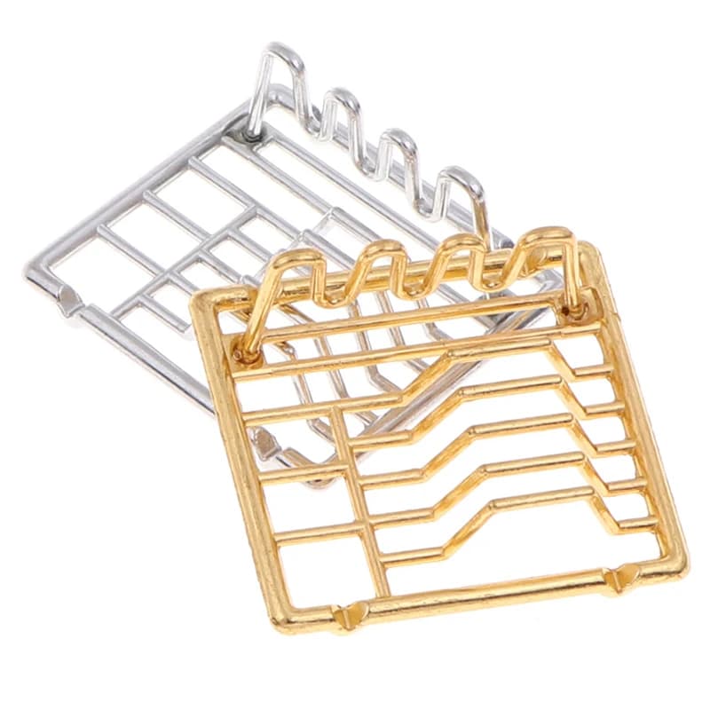 Accessori in Miniatura per Casa delle Bambole 1/12, Mini Portapiatti, Mobili Simulati, Scaffale per Cucina, Modellini Giocattolo per Decorazione Casa delle Bambole