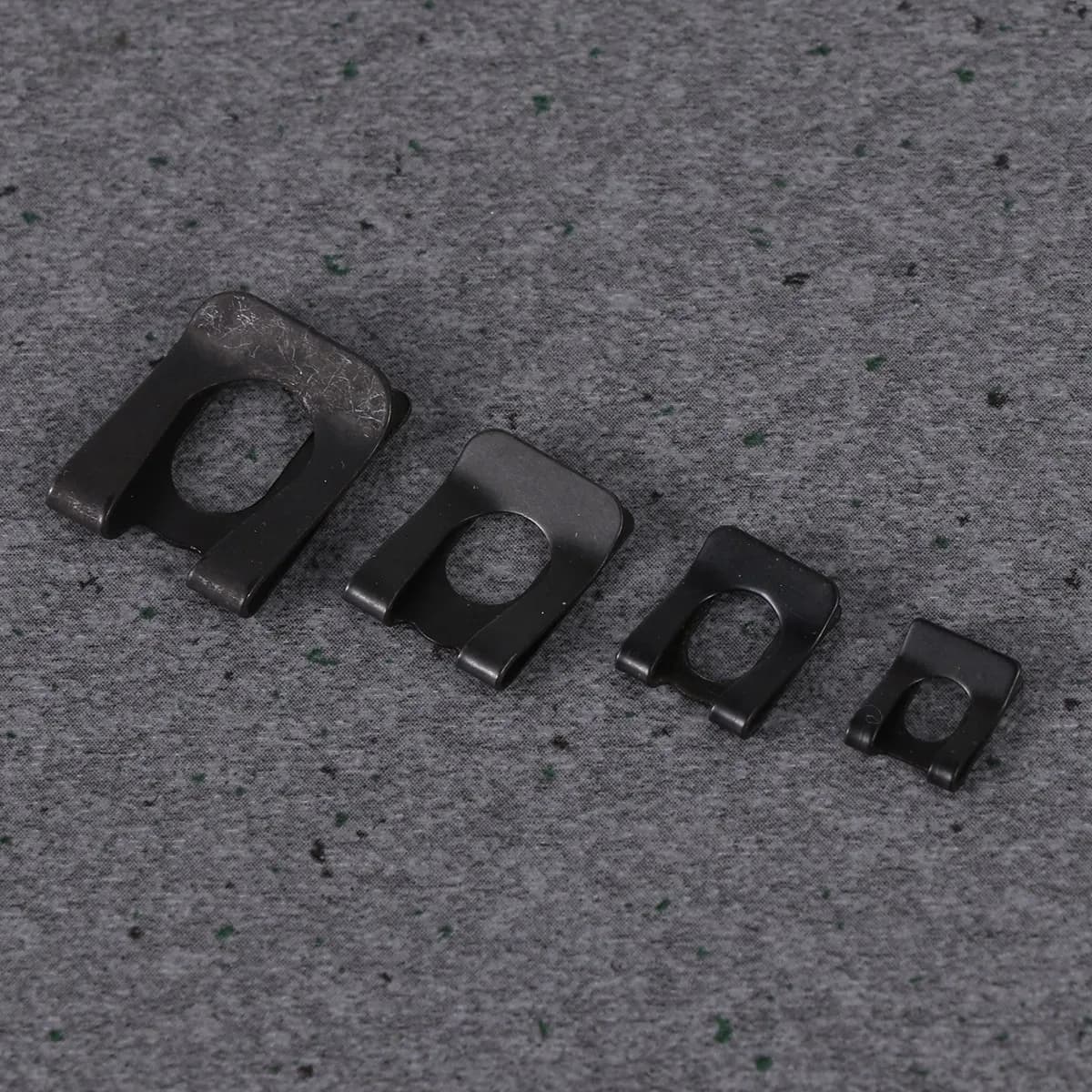 40pcs Anti-Loosening Retaining Rings Set Auto Fasteners Durable Metal Clips Oxidative Blackened Surface Replacement Car Retainer