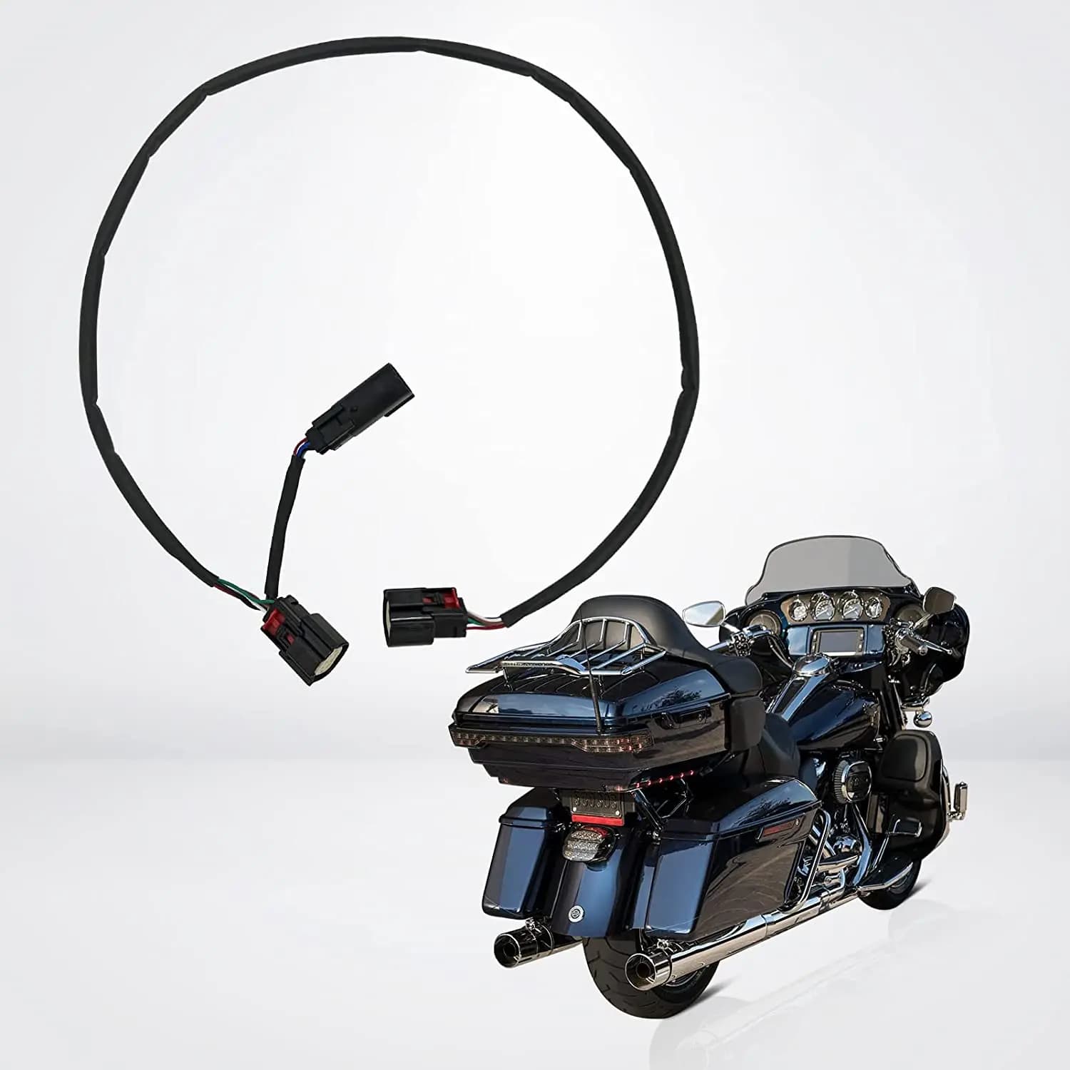 Cablaggio a sgancio rapido per Harley Davidson Tour Pak 2014-2022 sostituire CD-TP-QD-14