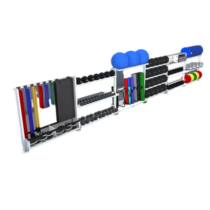 Multifunctional Gym Dumbbell Barbell Storage Rack Fitness Equipment Stand 2026