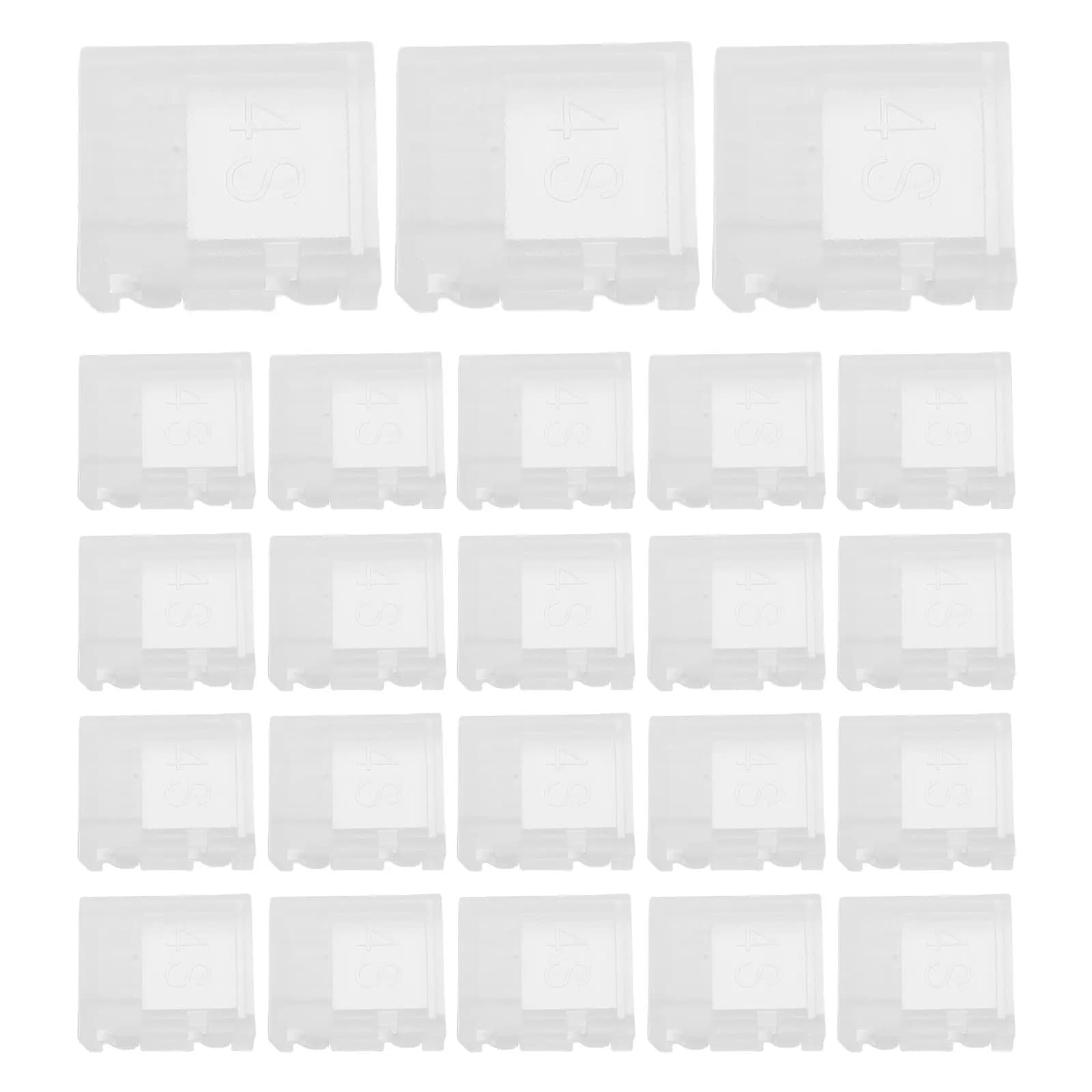 50Pcs Balanced Plug Protector Ab Clip Battery Connector Cover Rc Lipo Charger Port Dust Protection for Rc Car Boat
