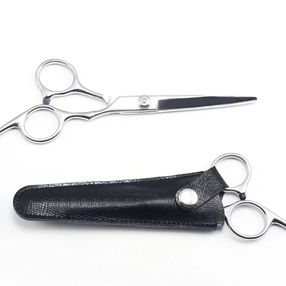 Stainless Steel Precision Scissors for Barba, Mini Scissors Pocket Holders for Barbiere, Baffi cutting and Face Peli