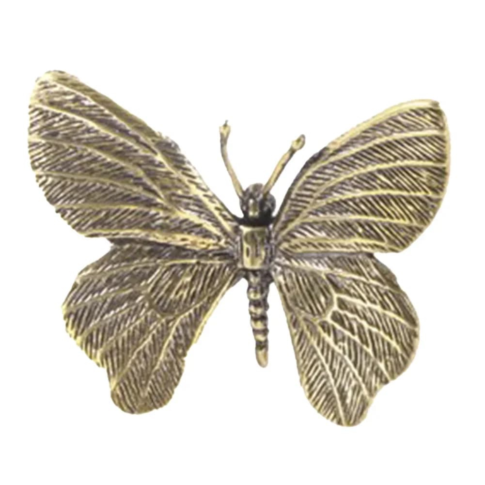 Maniglie per cassetti dorate per l'aggiornamento di mobili, maniglie a farfalla per armadietti, maniglie per cassetti con presa confortevole, aspetto elegante