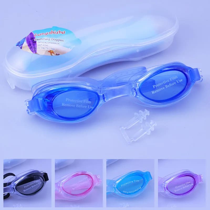 Hot-selling Recommended Waterproof Swimming Goggles Unisex Swimming Goggles Flat Light Swimming Goggles Adjustable Multi-Color