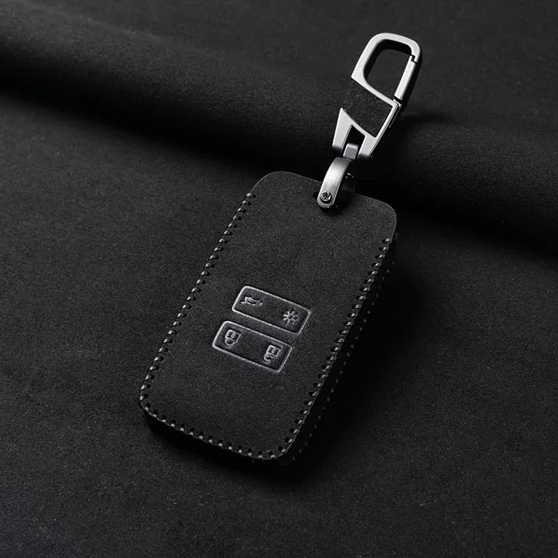 Copertura chiave auto in pelle per Renault Captur Koleos Kadjar Arkana Megane Dacia Duster Sandero Stepway Smart Remote Control Fob Case