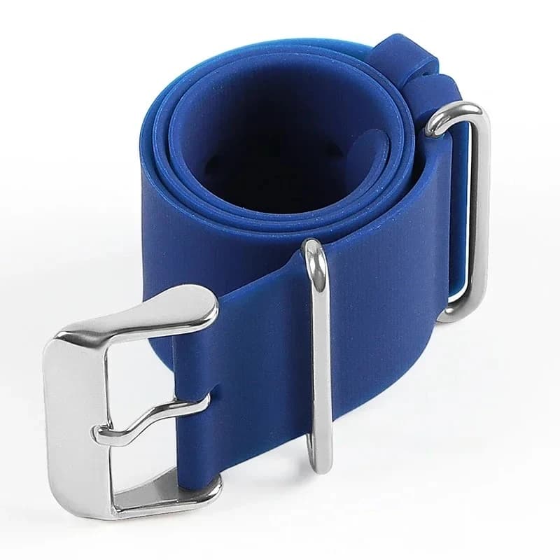 Cinturino Universale in Silicone Morbido Impermeabile da 18mm 20mm 22mm, Cinturini per Orologi in Un Unico Pezzo per Uomo e Donna, Bracciale Nero Blu Grigio