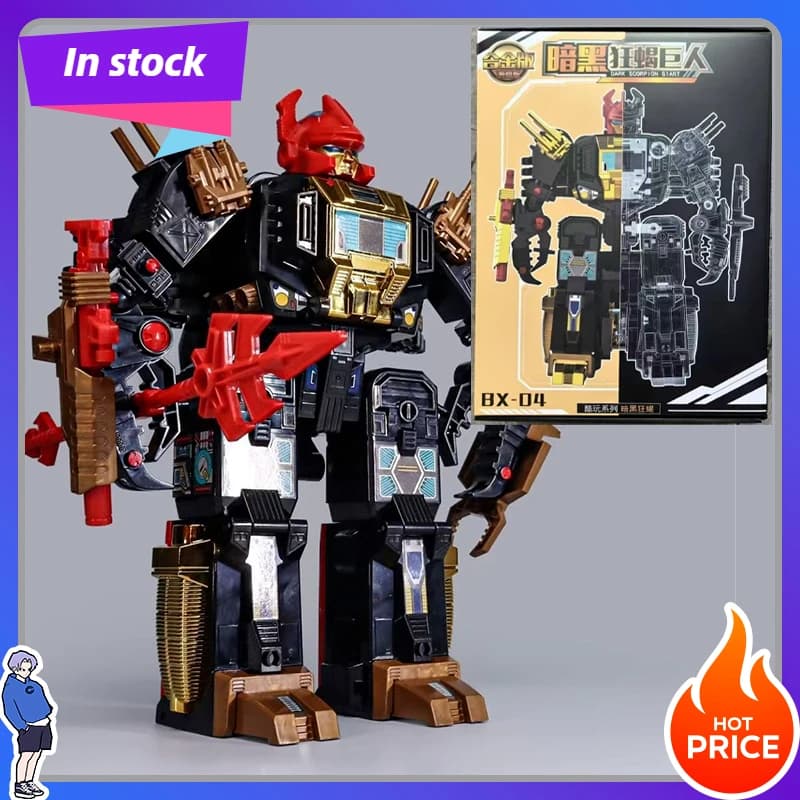 Nuovo in Magazzino Giocattoli di Trasformazione 35 cm BX-04 BX04 Scorponok Scuro Gigante Anime Action Figure Modello Bambola Halloween Regalo Di Natale