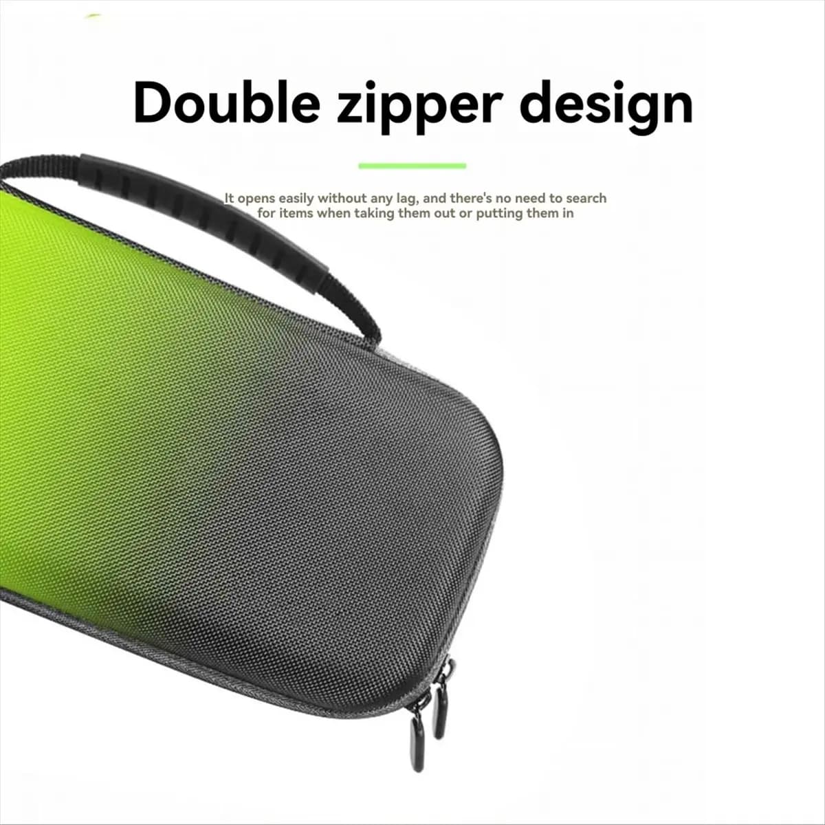 OKgood Custodia da trasporto universale portatile con cerniera per ROG XBOX Ally X, borsa protettiva rigida per Xbox Ally, custodia da viaggio