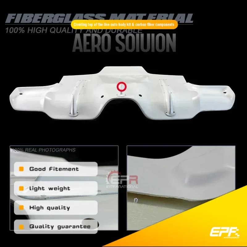 Car accessories DAG Style Ver 2.1 fiberglass rear under diffuser FRP fiberglass bumper Splitter panel Kit for F56 Mini Cooper S