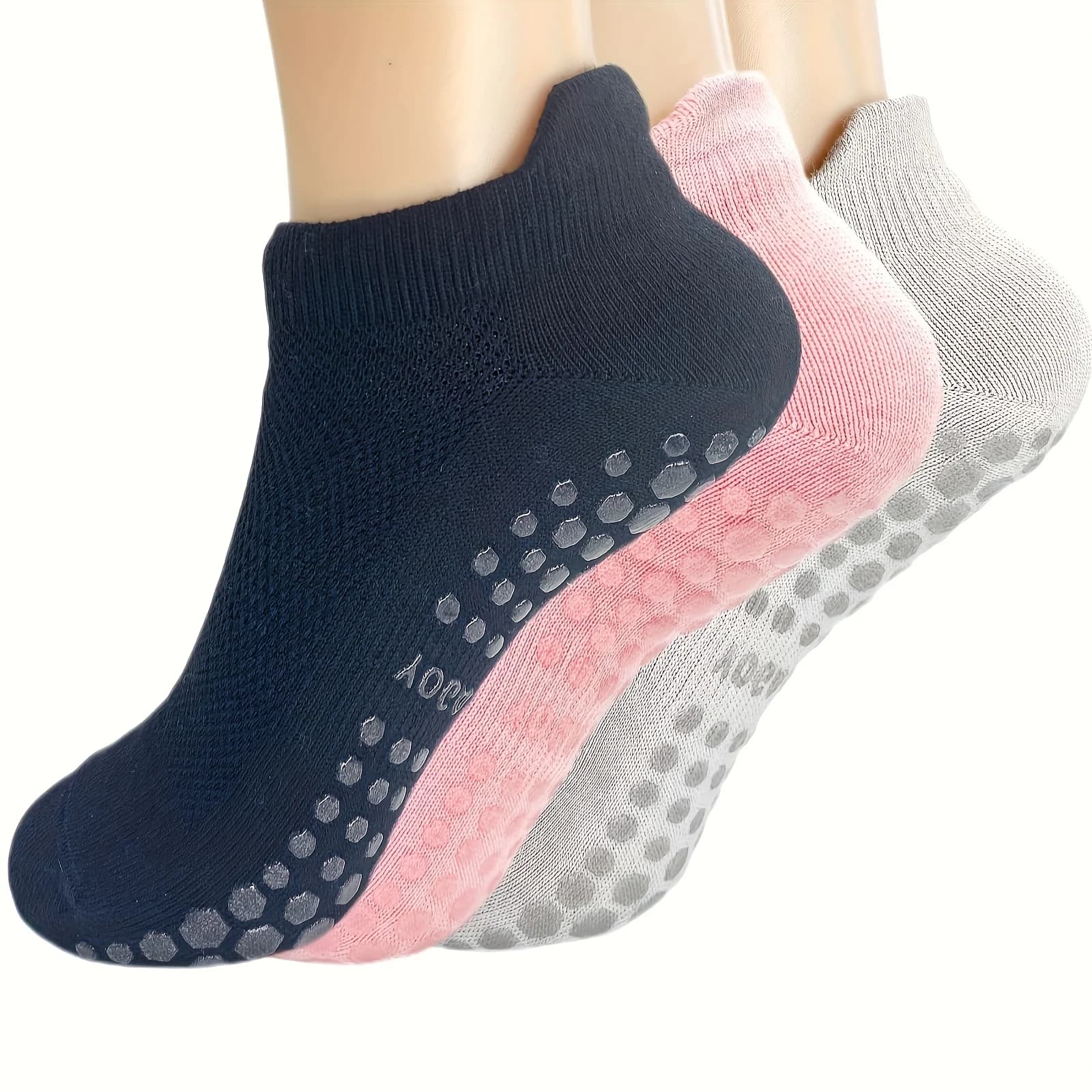 3 pairs of socks from Yoga for woman Pilates socks anti-slip socks from Pilates woman with grips for women socks socks anti-slip woman socks