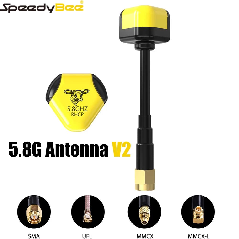 Speedy Bee 5.8 GHz Antenna V2 RHCP SMA/UFL/MMCX-90°/MMCX-Straight Antenna for RC FPV Racing Drone