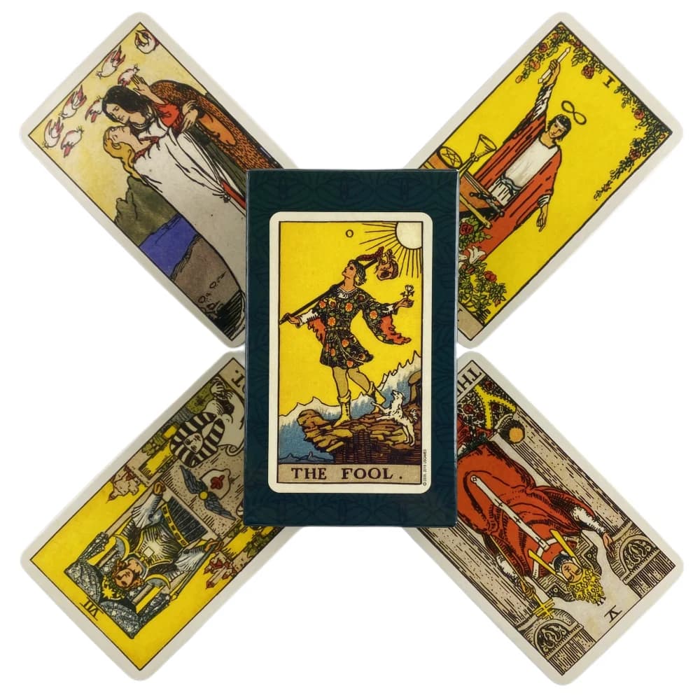 Carte dei tarocchi Rider A 78 Deck con guida su carta Oracle English Visions divinazione Centennial Edition Borad Playing Games