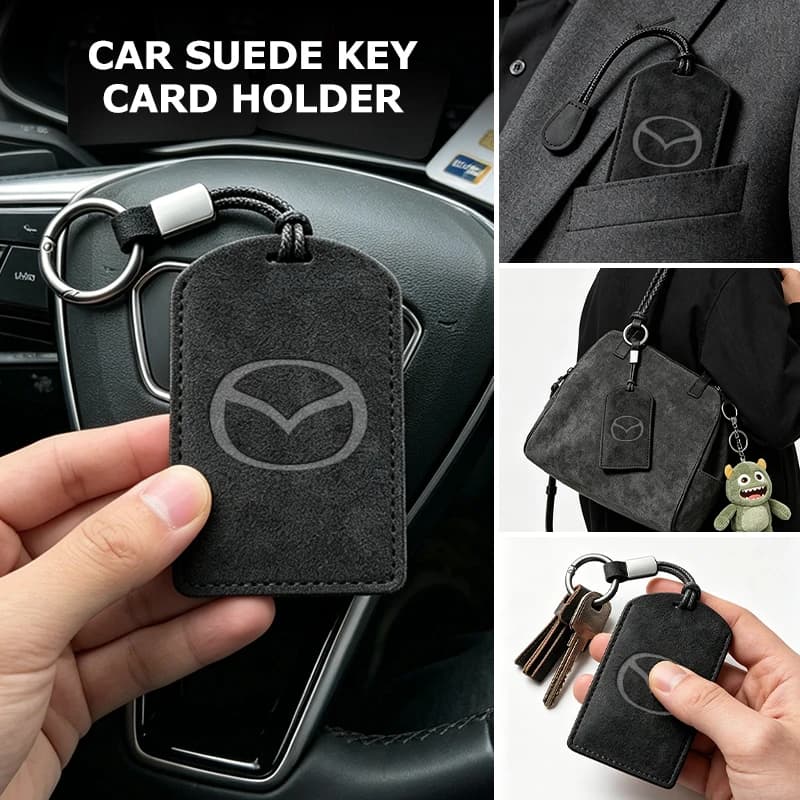 For Mazda Leather Car NFC Card Remote Key Cover Fob Case Protector Holder Shell CX9 MX5 RX8 Axela Demio Atenza MS GJI GH BK MP