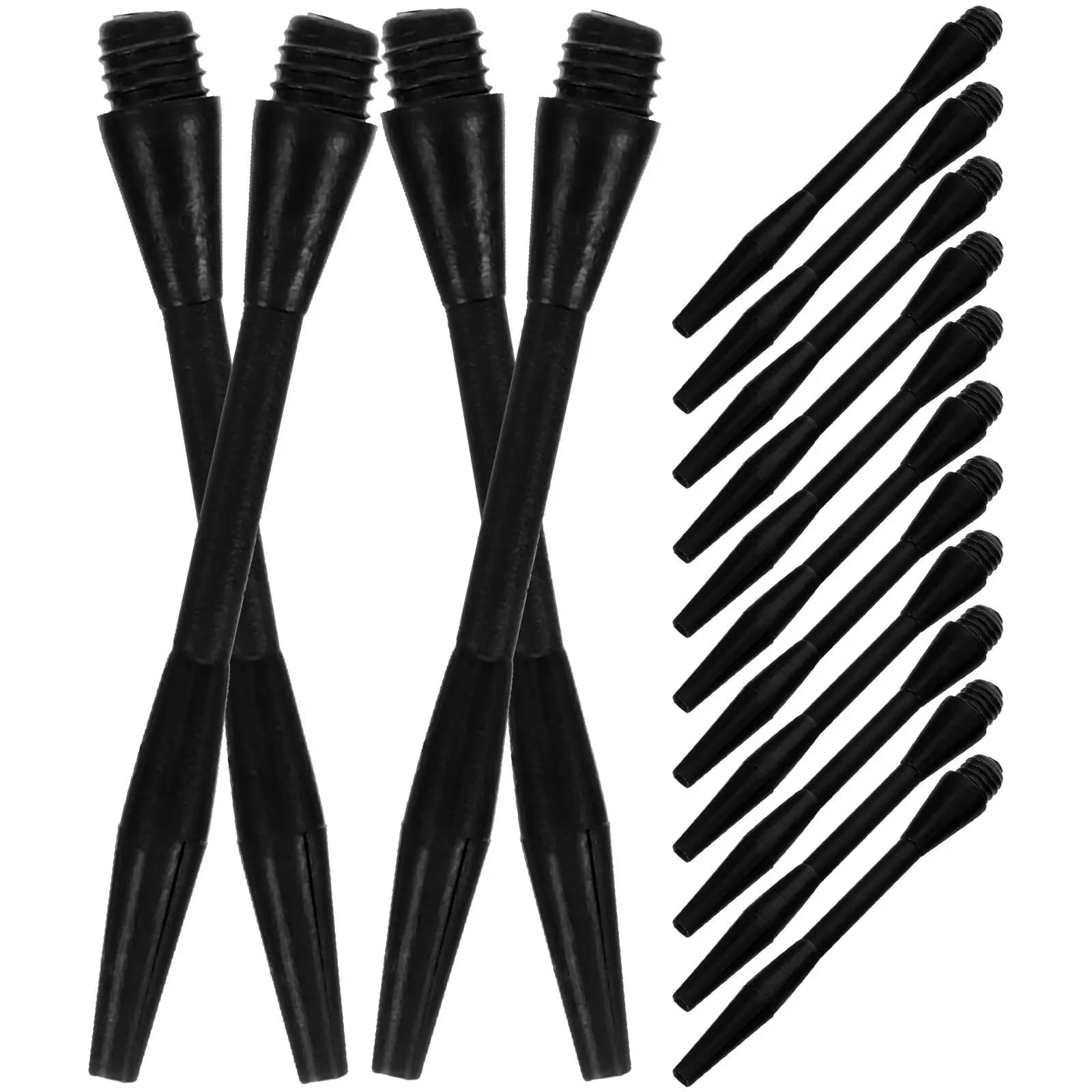 50 Pezzi Aste per Freccette in Nylon Filettate ad Alta Resistenza, Ricambio per Aste con Punta in Acciaio per Uso Esterno