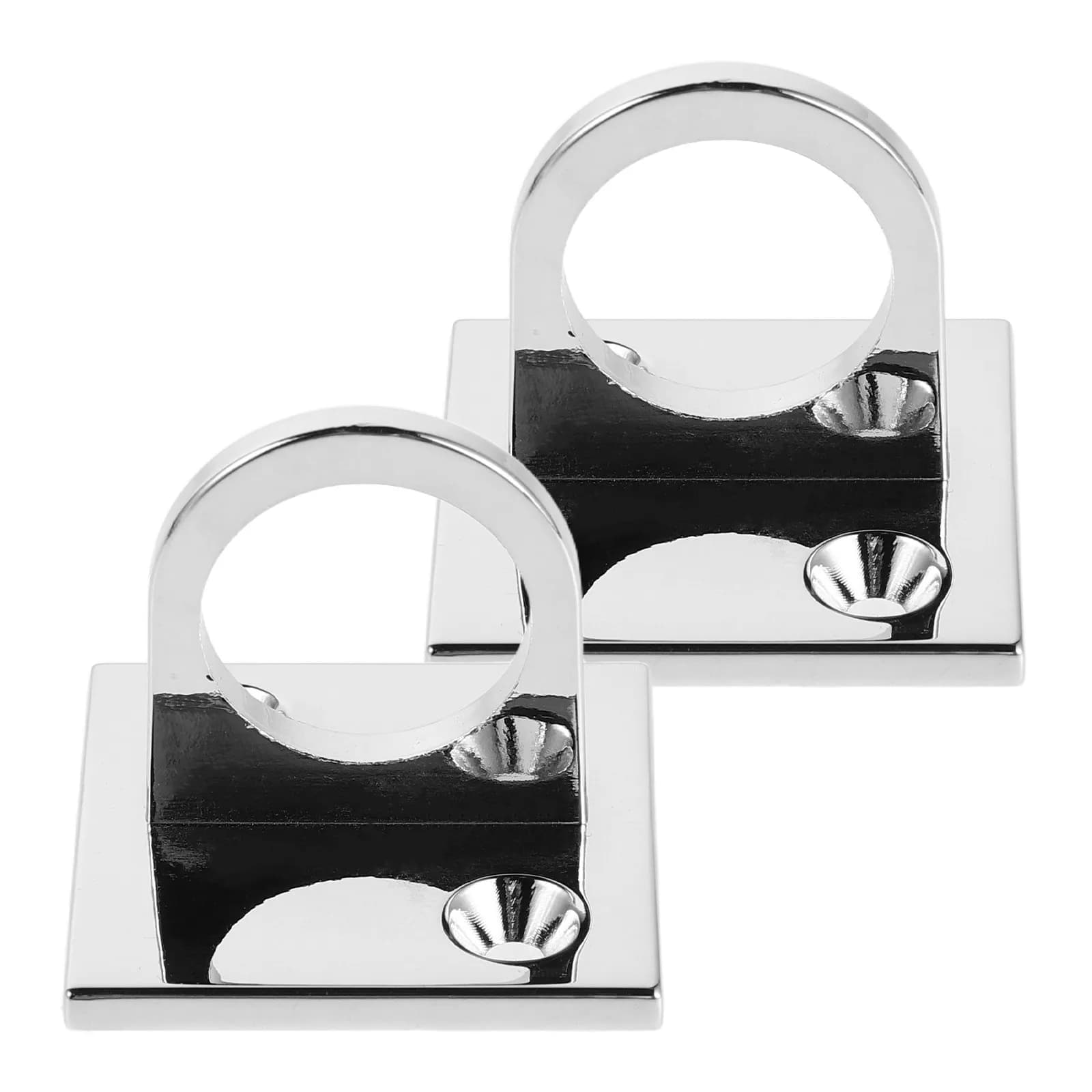 2 Pezzi Gancio ad anello in acciaio inossidabile per soffitto, resistente, per montaggio a parete, per appendere funi, barriere, accessori nautici