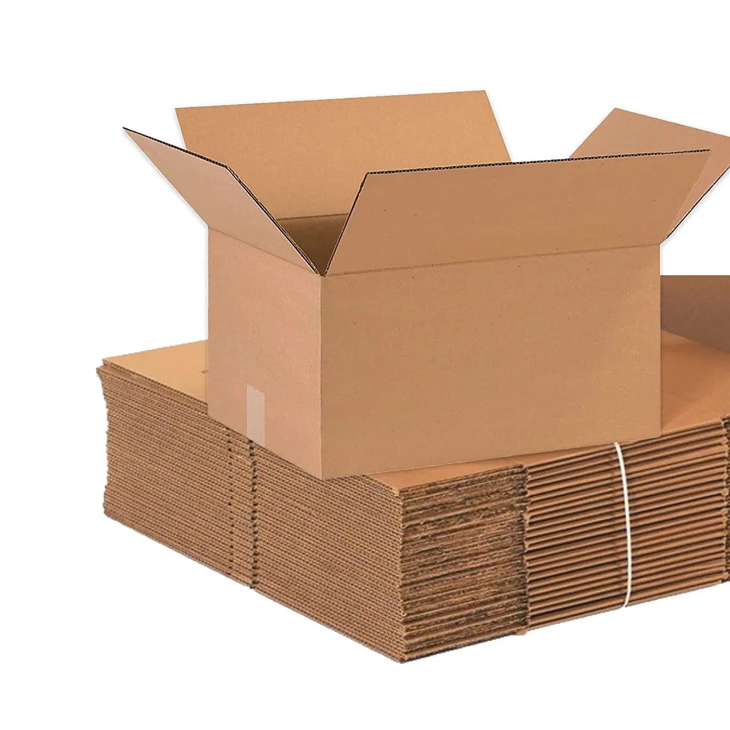 Boxes of Corrugated Carton Medium 16x12x8 Inches, Pack of 25 for Transfers, Shipping, Packing, Storage