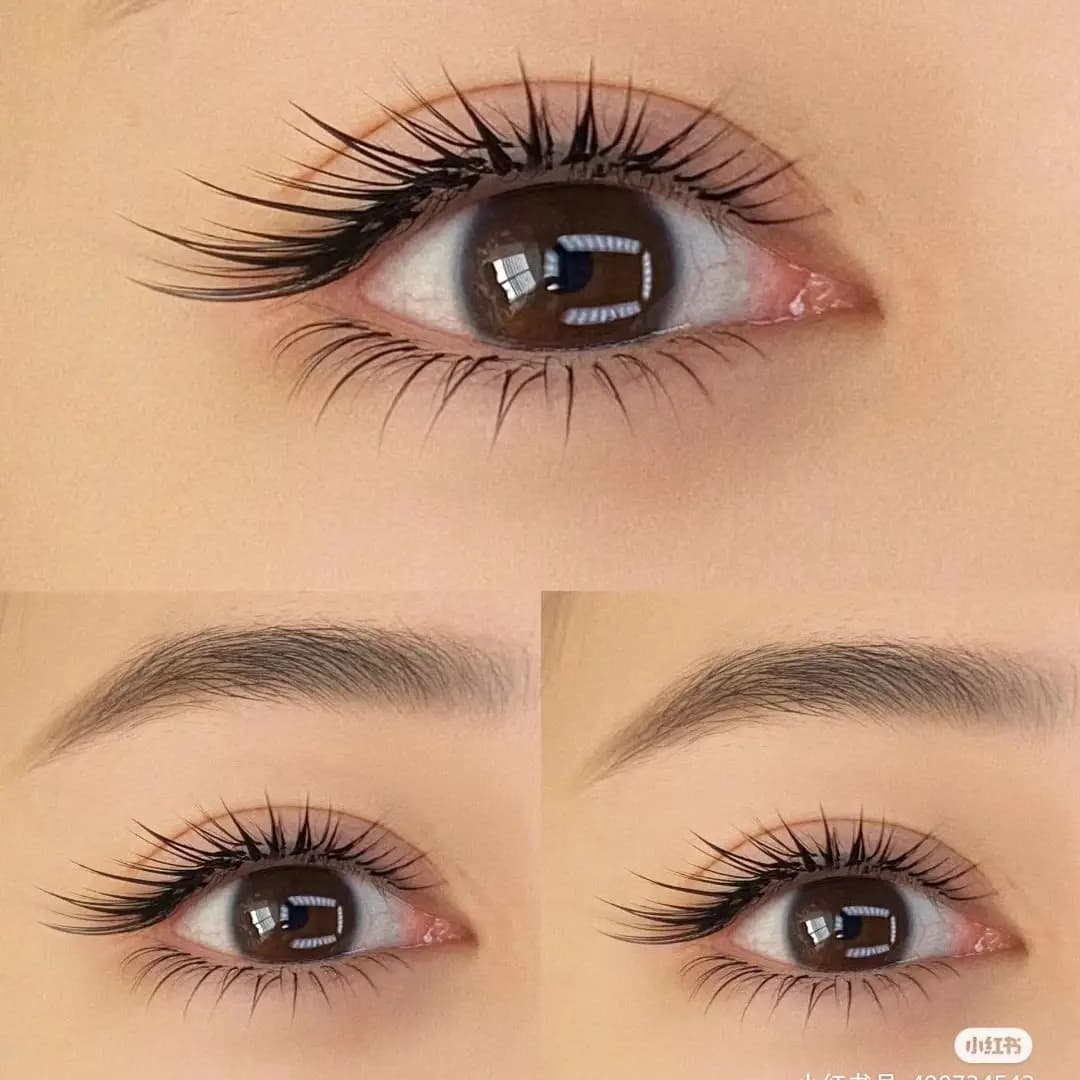 LB LC Curl Camelia Ciglia finte Visone finto Morbido Facile ventaglio Ciglia individuali Leggero Classico volume russo Premade Ciglia a ventaglio