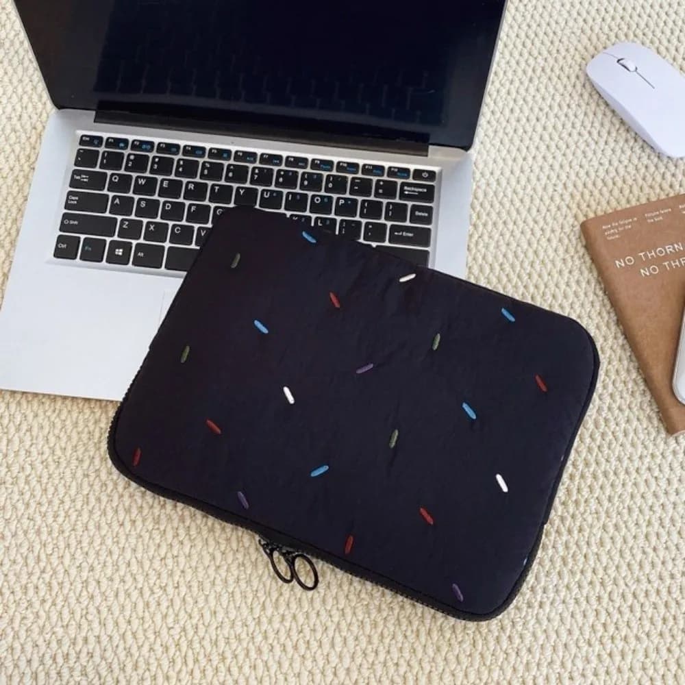 Borsa per laptop in stile coreano, leggera e carina, custodia per tablet, custodia protettiva morbida antiurto per ragazze/donne