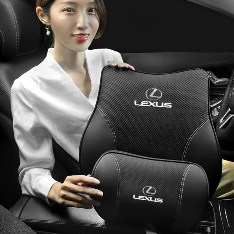 Auto in pelle poggiatesta cuscino lombare collo gap cuscino di riempimento per Lexus IS250 IS200 CT200h GS300 LS430 RX450h LX570 IS300 ES RX LS
