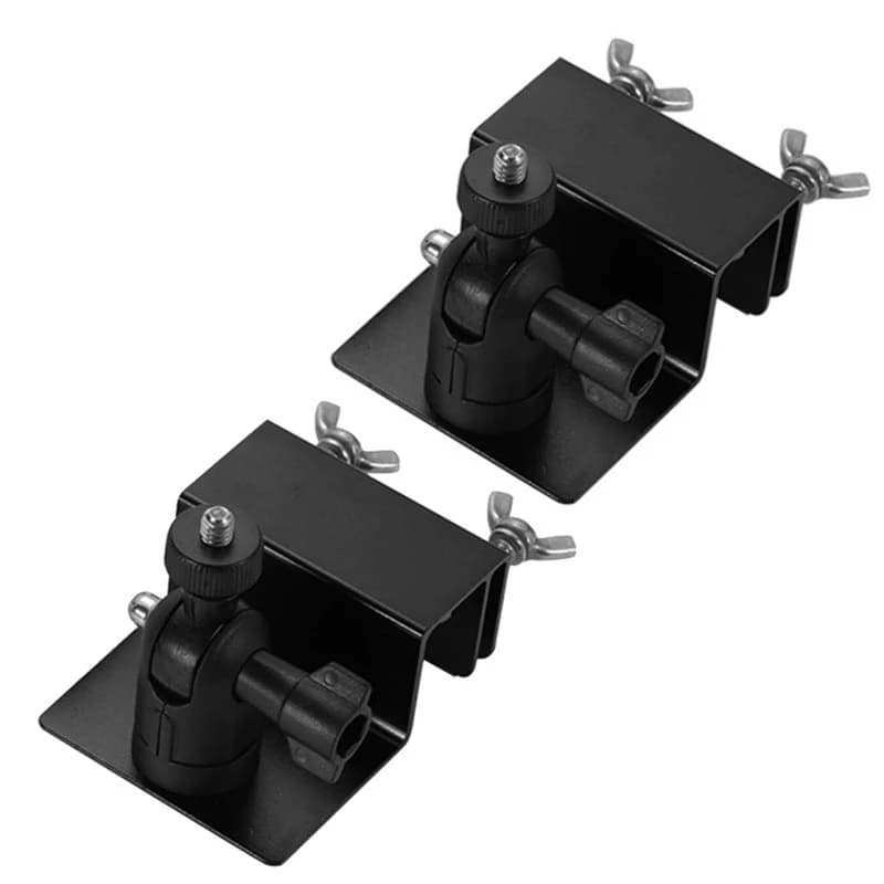 T19C Adjustable Gutter Mounts(2-Pack) In Camera Weatherproof Aluminum Alloy For Solar Panels& Security Shades