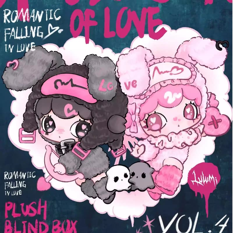 Lulumi A Lexicon Of Love Series Simpatico ciondolo in peluche Scatola cieca Anime Doll Figure Giocattolo da collezione Regalo per i fan dell'anime