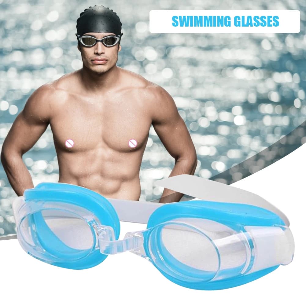 Professional Swimming Myopia Eyelets Snap Swimwear Anti-snatching Swimwear Adult Snap Swimwear UV Protection Lenses Man Woman Waterproof Myopia Eyes