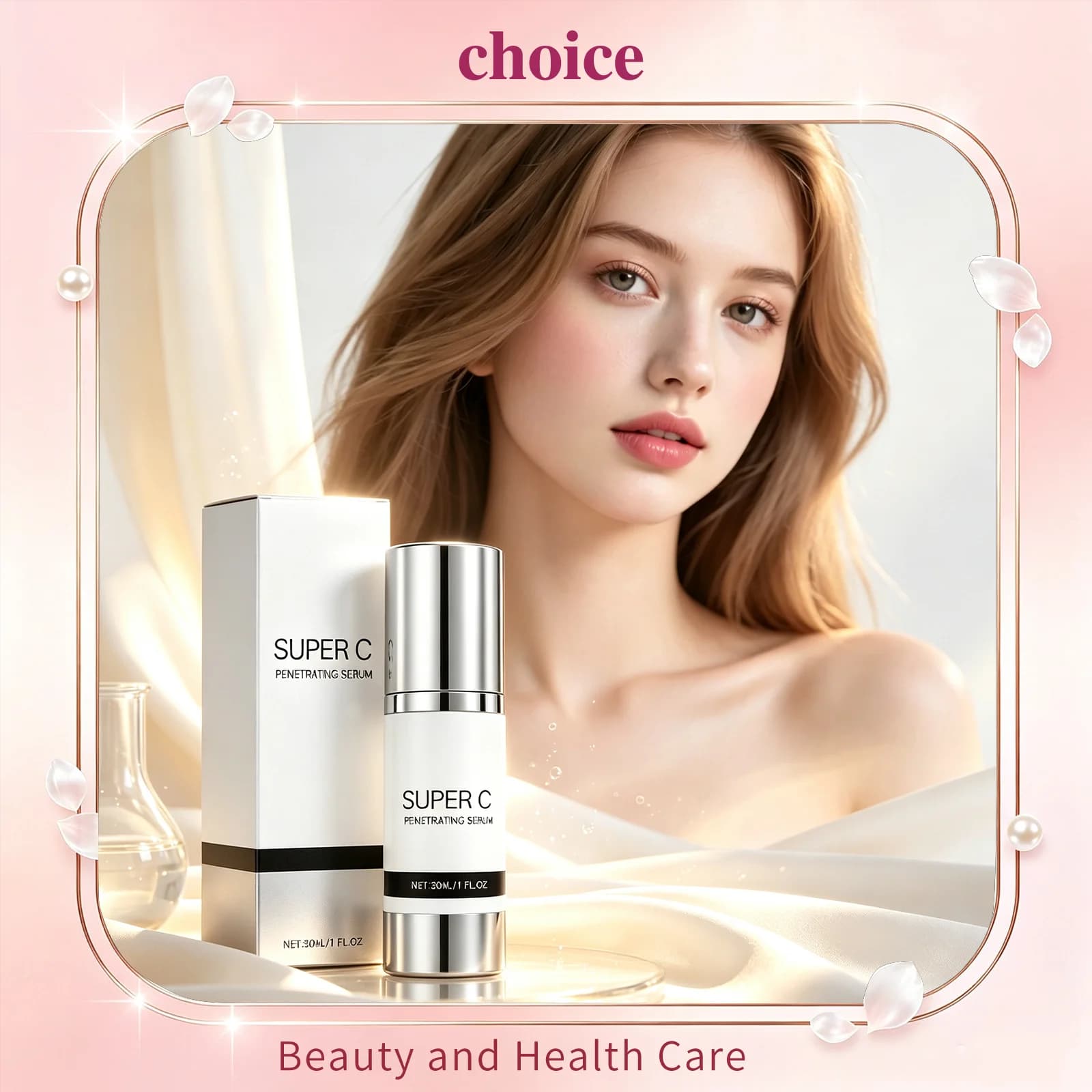 Vitamin C Face Serum Brightening Glowing Skin Fade Dark Spot Pore Shrinking Hydrating Firming Lifting Mild Facial Repair Essence