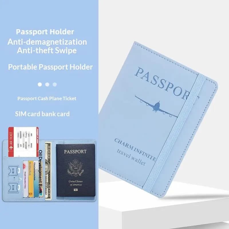 Organizer Passport Holder with Waterproof PU Leather and Credit Card Slots for Every Adventure