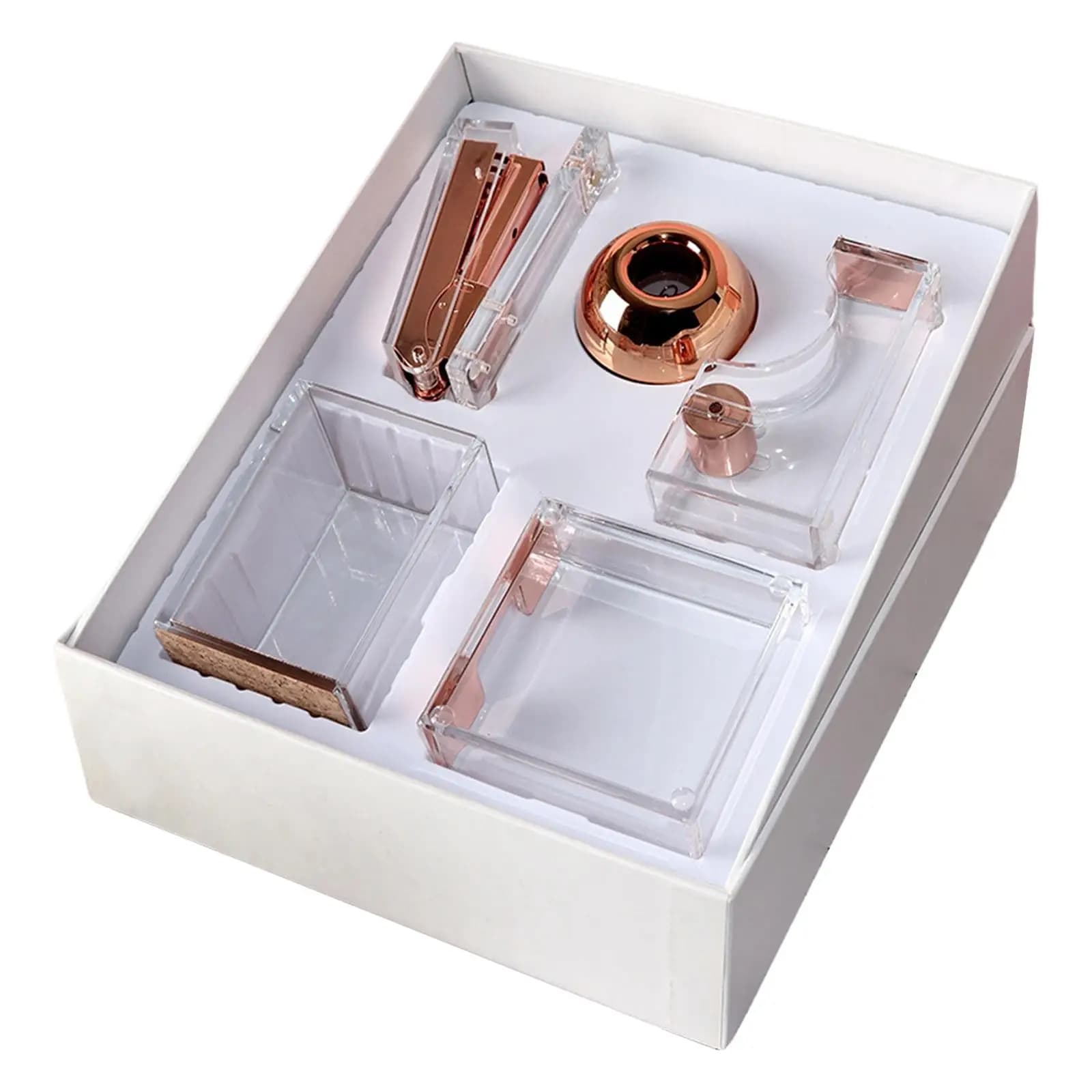 Set di cancelleria Clip per cucitrice con custodia per cucitrice per forniture per ufficio