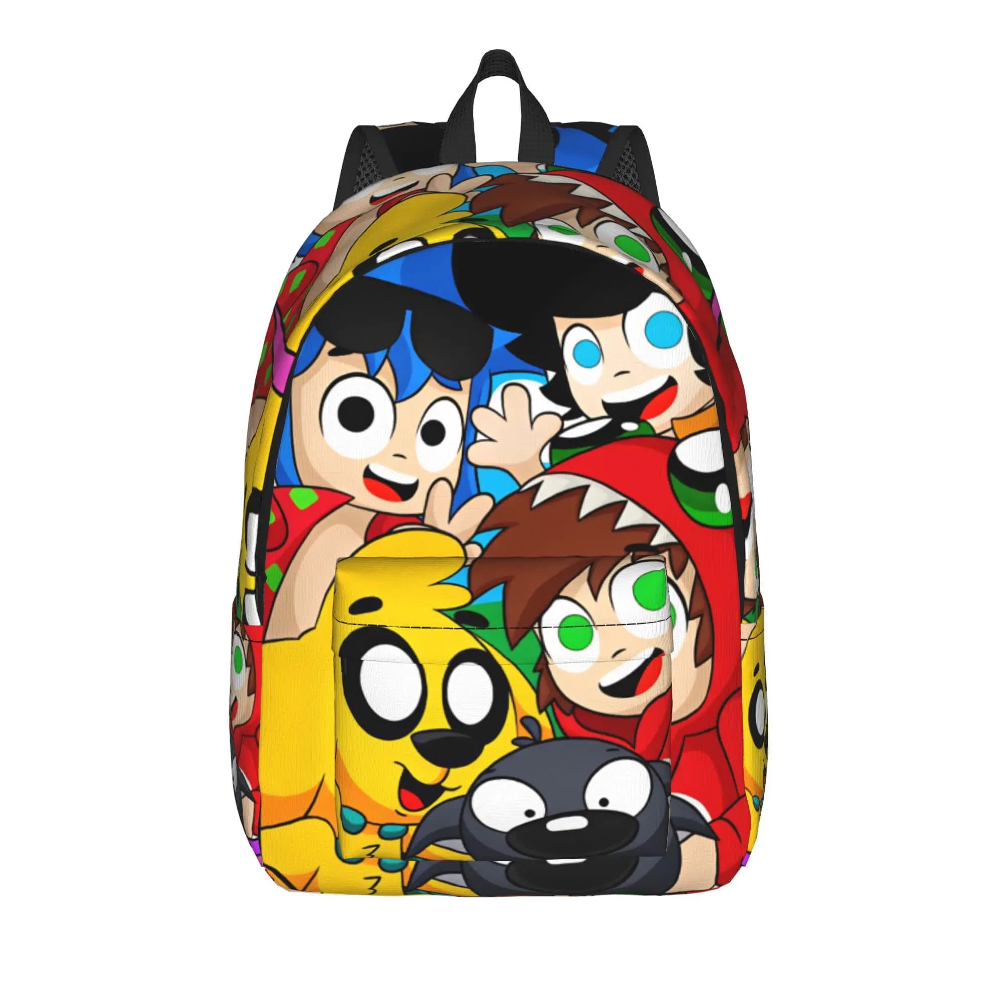 Mikecracked Dog Backpack Unisex Polyester Daily Backpacks Soft Streetwear High School Bags Rucksack