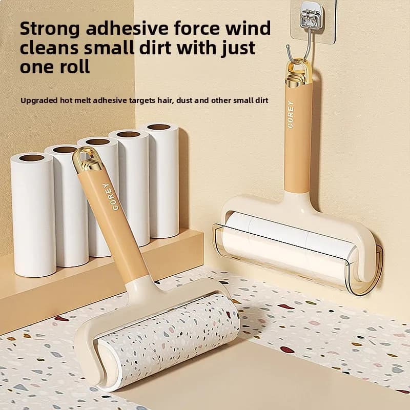 New Extra Wide Lint Roller for Pet Hair, Clothes & Bed Lint Remover Brush