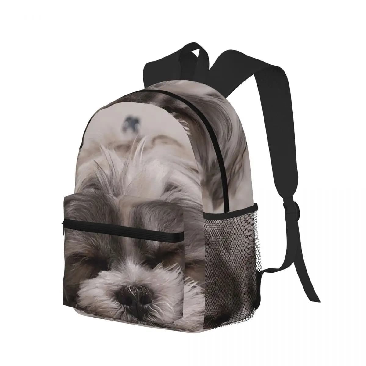 Zaino per studenti Shih Tzu Sleeping Dog, borsa da scuola, zaino da viaggio per escursioni, per ragazzi e ragazze, borsa a tracolla