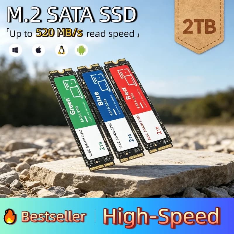 SSD Interno M.2 NVMe Ultra Veloce da 1TB, Nuovo Modello 2026, Disco a Stato Solido per Aggiornamento PC Desktop e Laptop