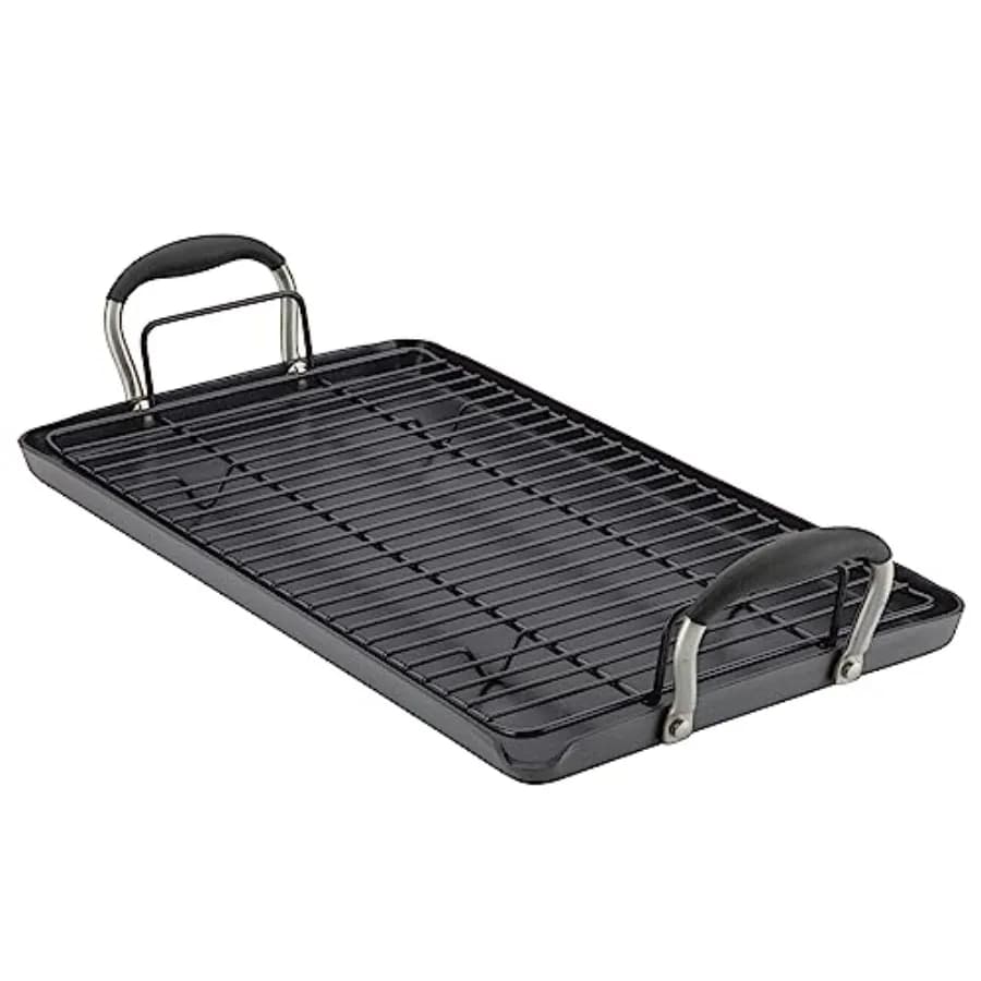 Anti-Anodised Dual Burner Advanced Duration Advanced for Home 10 Inches x 18 Inches Onyx