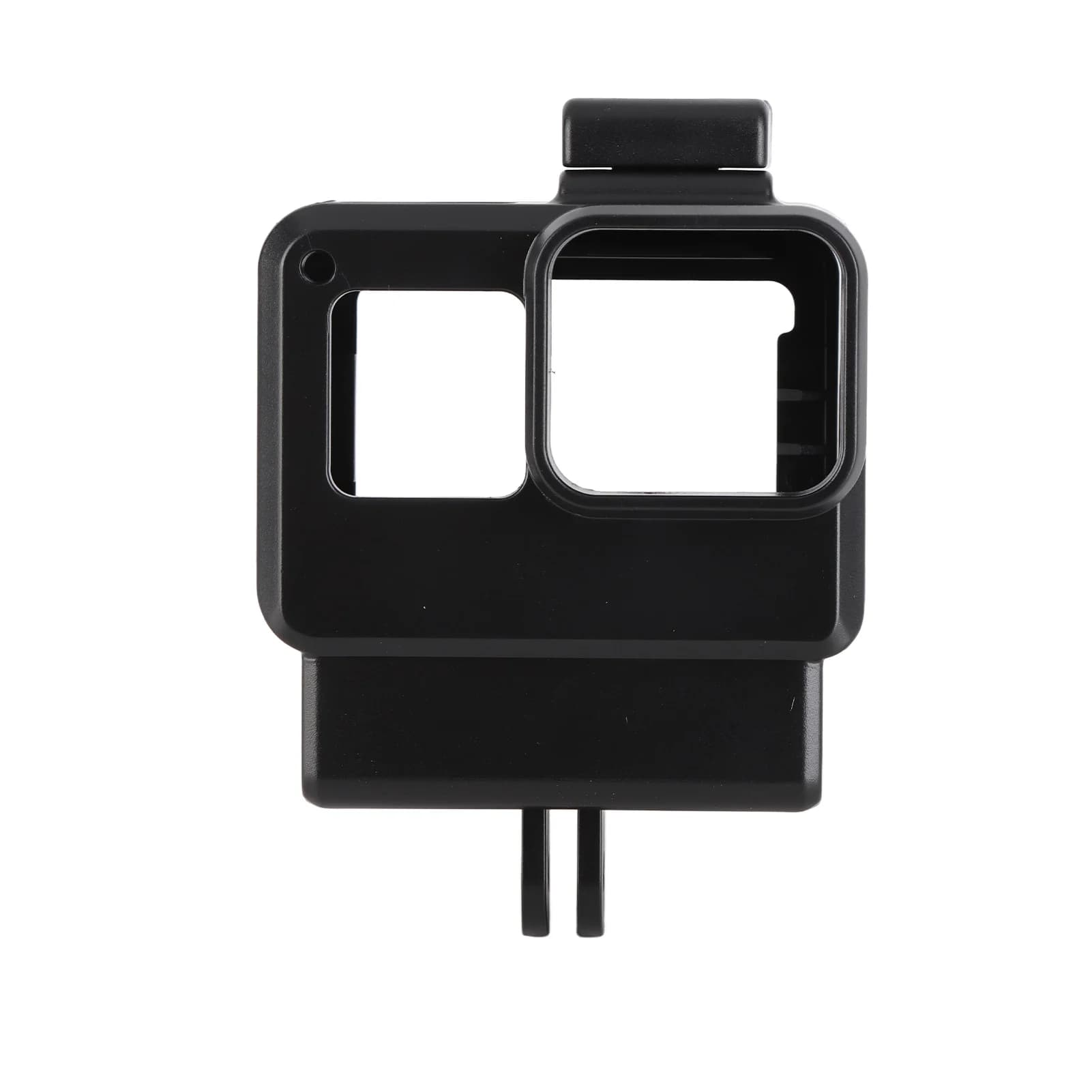 Cage for Action Camera in Plastic, Hot Shoe Protection for Vlog, Case for Action Camera Hero 7 6 5 Black, Case for Vlog, Camera Case