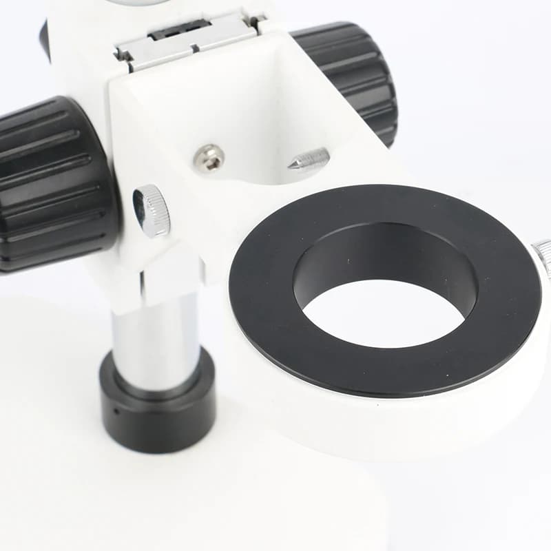 Microscopio stereo Anello adattatore di messa a fuoco con regolazione da 76 mm da 76 mm a 50 mm per videocamera con obiettivo monoculare con attacco C da 50 mm 300X 180X