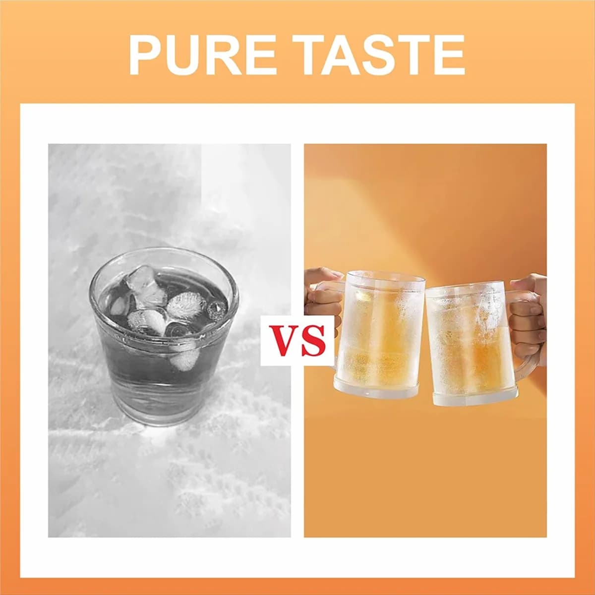 Nuovo bicchiere da birra per congelatore, tazze per congelare con manico, tazze a doppia parete, mantiene le bevande fredde, regali per tazze di birra congelate per uomo