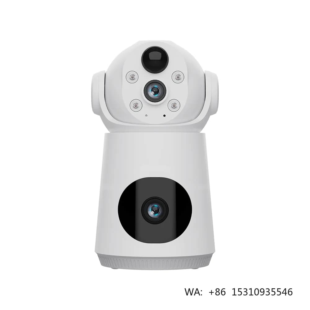 Smart Home 2026 New Version Security Camera Wifi Night Vision Ptz Local Storage Motion Detection 4G Dual-Light
