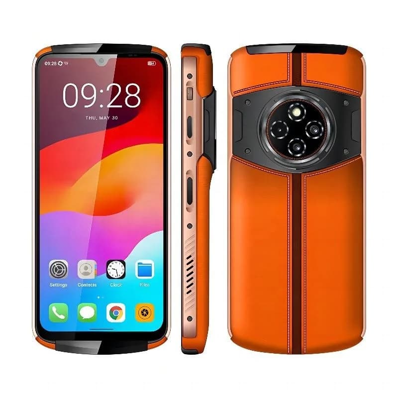 Nuovo Arrivo 6.72 Pollici FHD Touch Screen Octa Core NFC Impronte Digitali Sblocco Android 12 UNIWA PJ001 Proiettore Del Telefono Mobile Smartphone