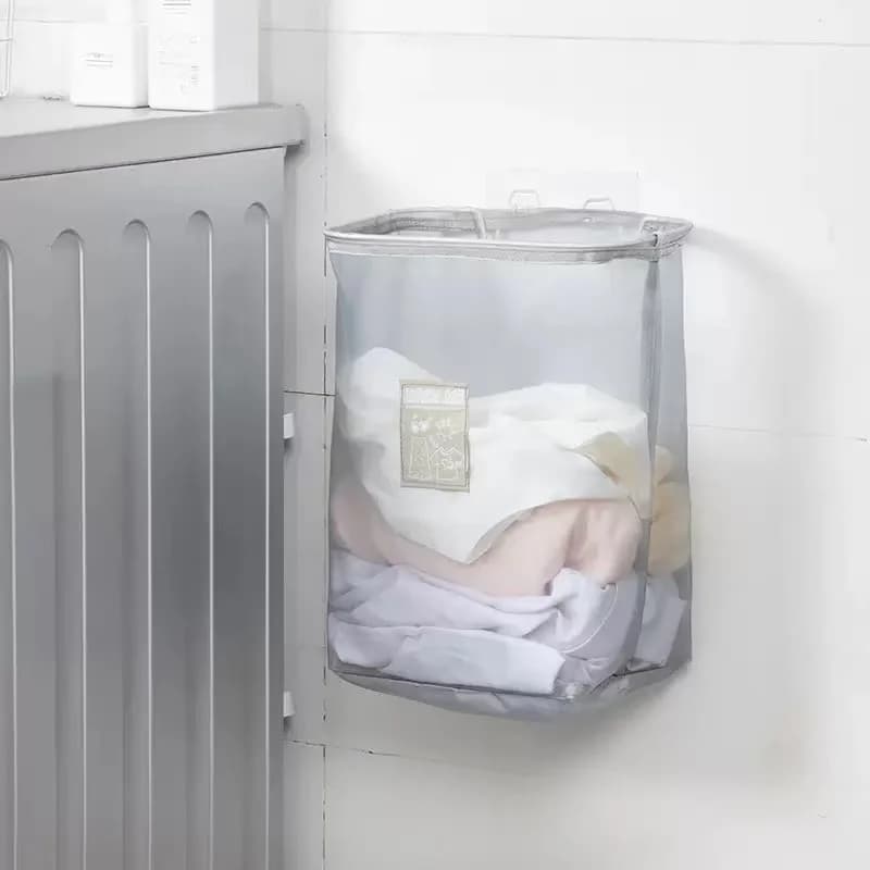1 piece folding basket for bed linen storage clothes dirty clothes bathroom bag holders in net bucket for frame for basket hanging wall for house